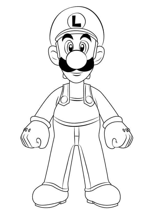 Luigi Kostenlos Druckbar ausmalbilder