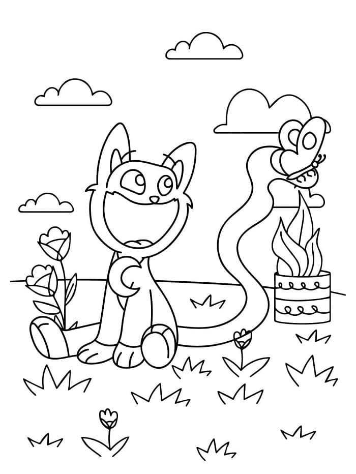 Lustiger Catnap ausmalbilder