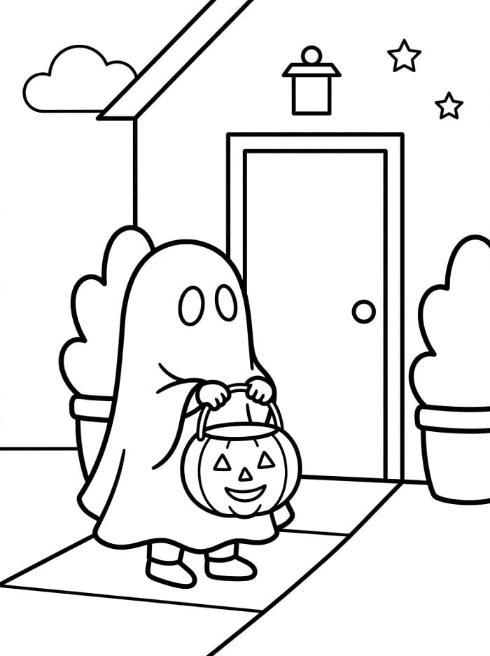 Lustiges Halloween ausmalbilder