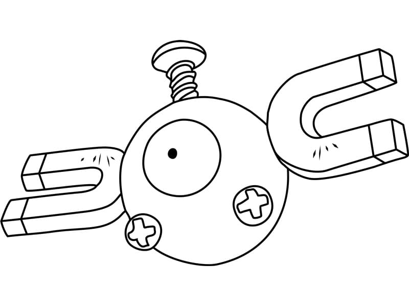 Magnemite Pokemon ausmalbilder
