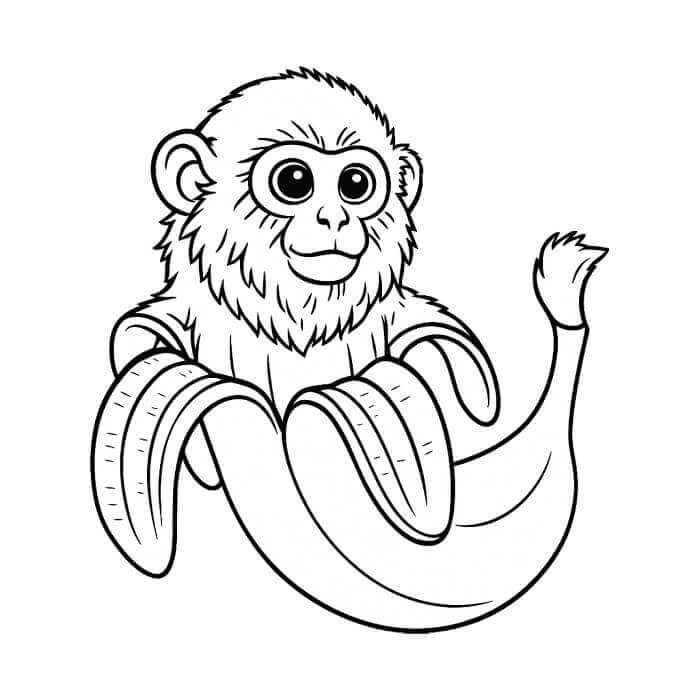 Makakini Bananini Italian Brainrot ausmalbilder