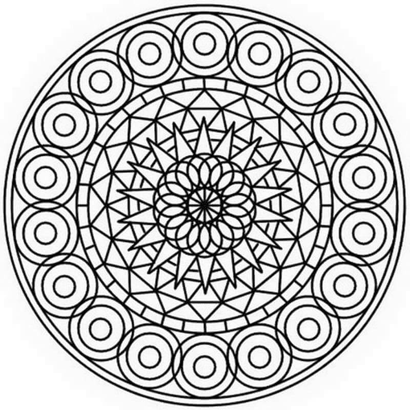 Mandala (1) ausmalbilder