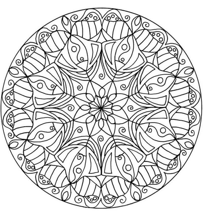 Mandala (2) ausmalbilder