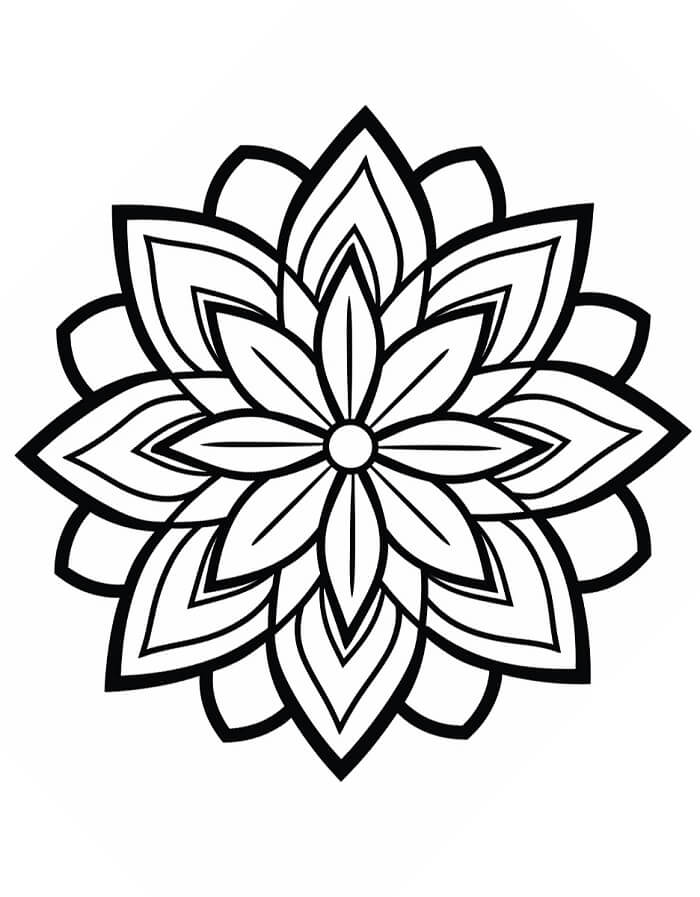 Mandala (3) ausmalbilder