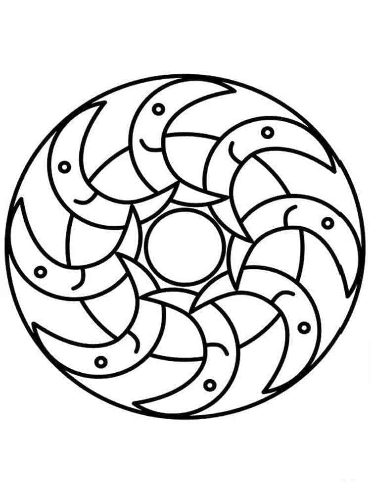 Mandala (4) ausmalbilder