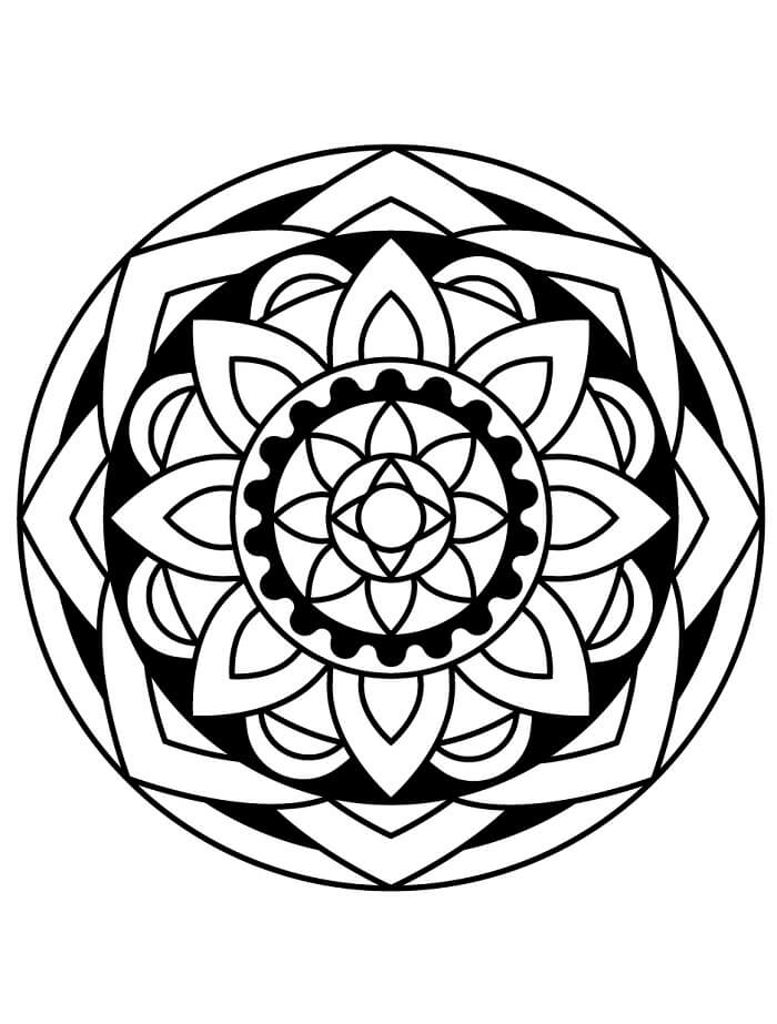 Mandala (5) ausmalbilder
