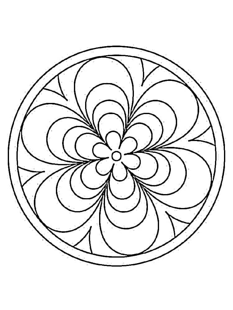 Mandala Bild ausmalbilder