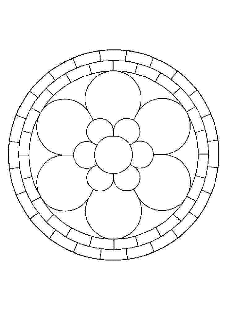 Mandala für 2-jährige Kinder ausmalbilder