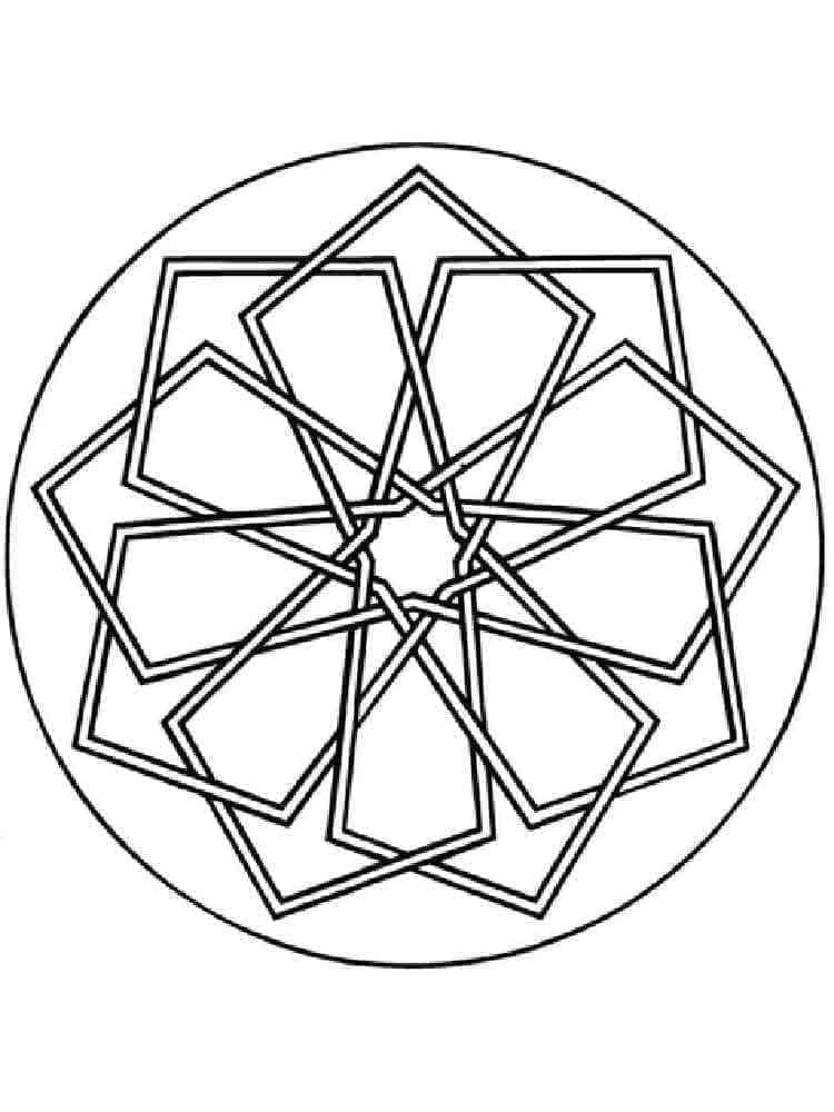 Mandala für Kinder ausmalbilder