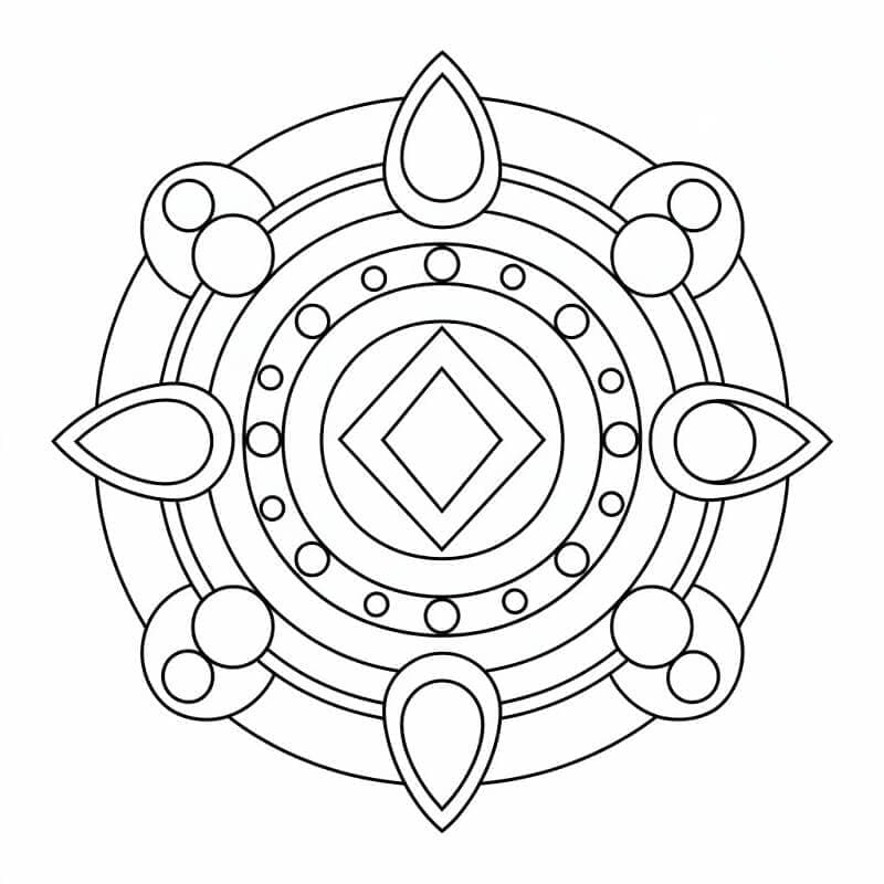 Mandala gratis druckbar ausmalbilder
