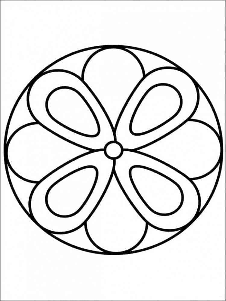 Mandala kostenlos für Kinder ausmalbilder