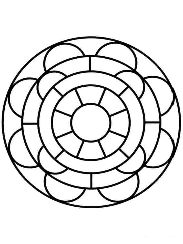 Mandala kostenlos ausmalbilder