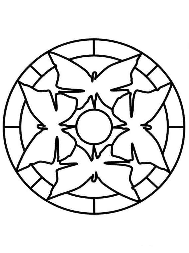 Mandala zum Drucken ausmalbilder