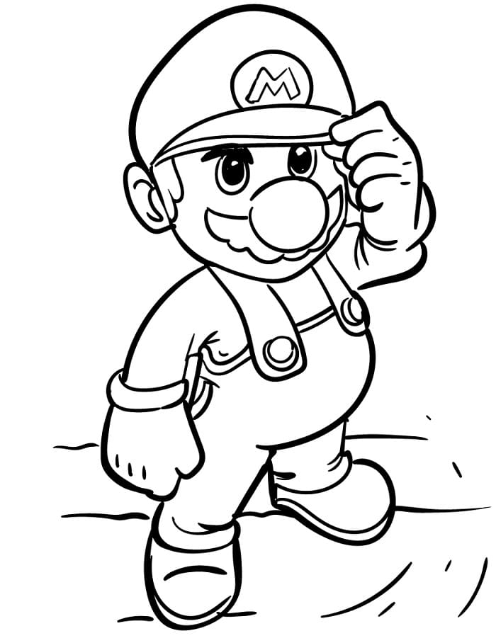 Mario Bild ausmalbilder