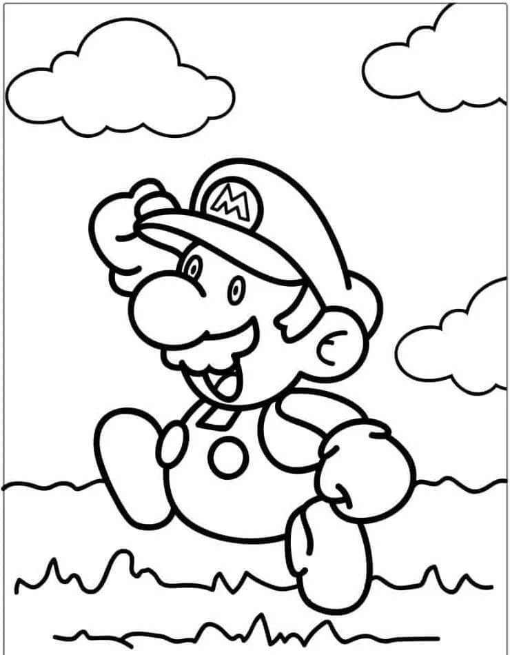 Mario Bros ausmalbilder