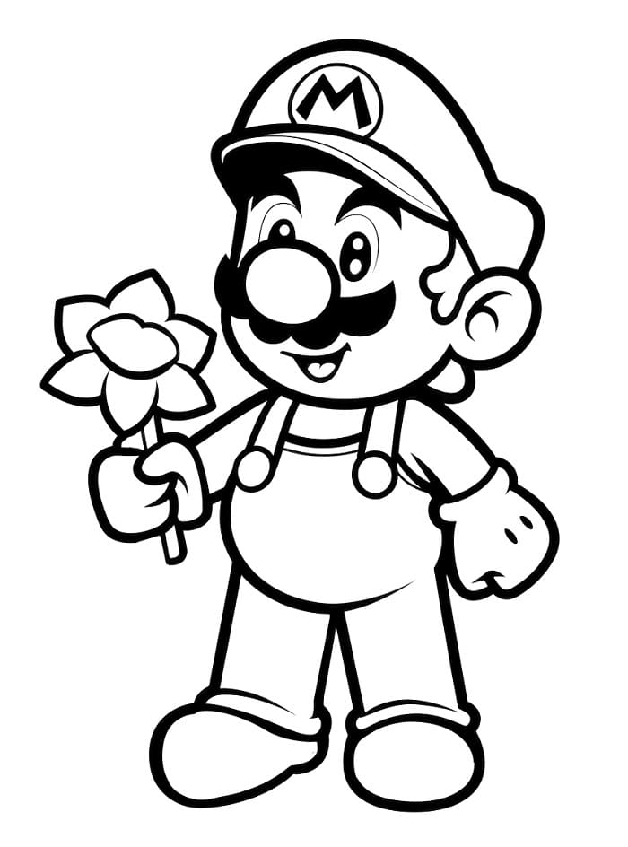 Mario Druckbar Für Kinder ausmalbilder