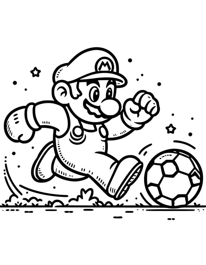 Mario Druckbares Bild ausmalbilder