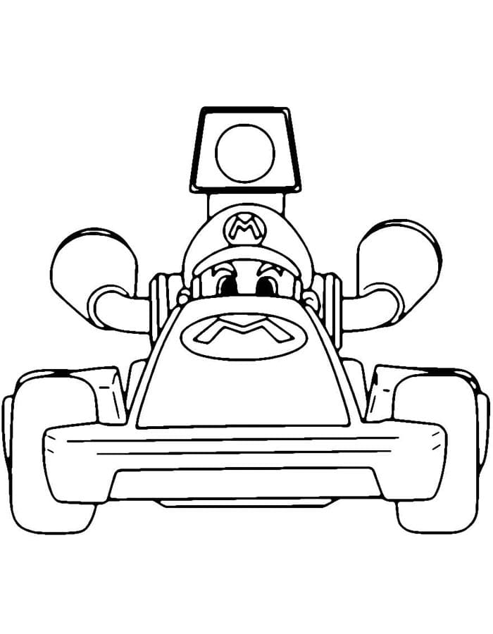 Mario Kart Für Kinder ausmalbilder