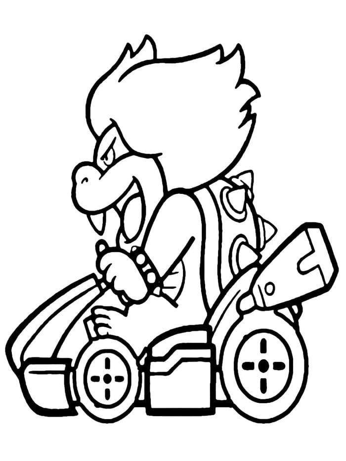 Mario Kart Gratis ausmalbilder