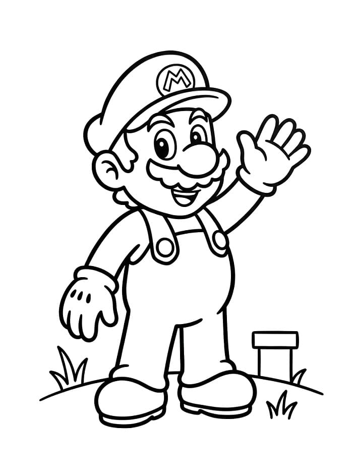 Mario Spiel Spielen ausmalbilder