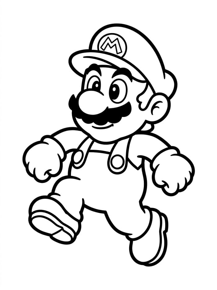 Mario Spiel ausmalbilder