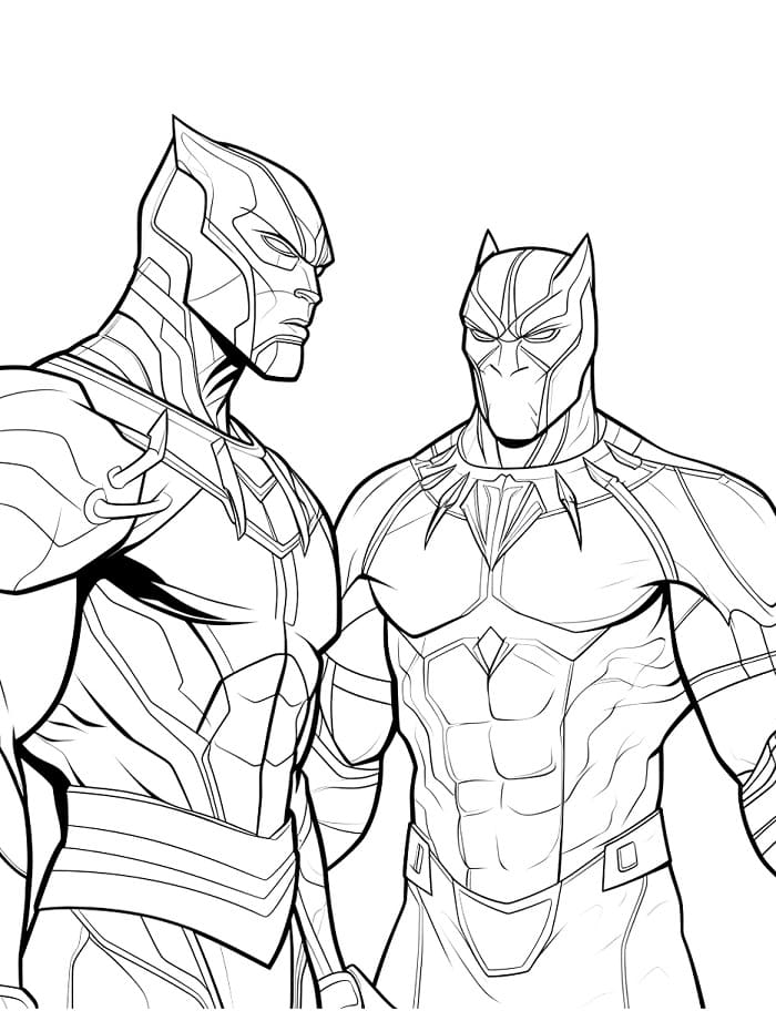 Marvel Black Panther ausmalbilder