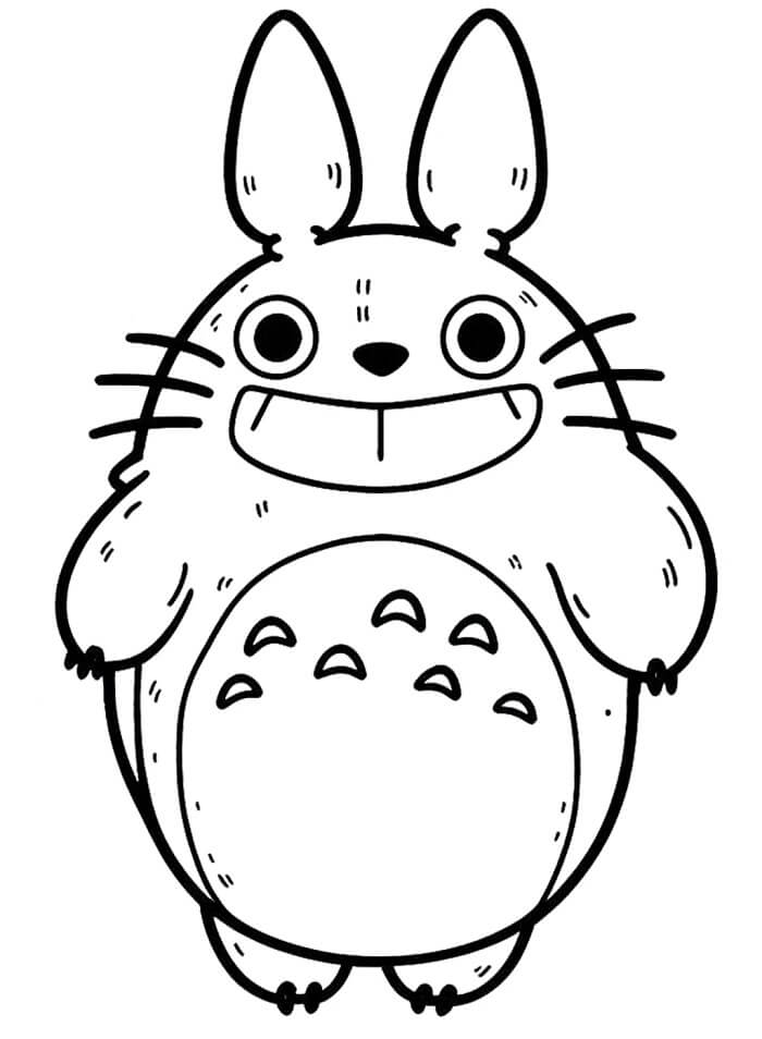 Mein Nachbar Totoro für 1-jährige Kinder ausmalbilder