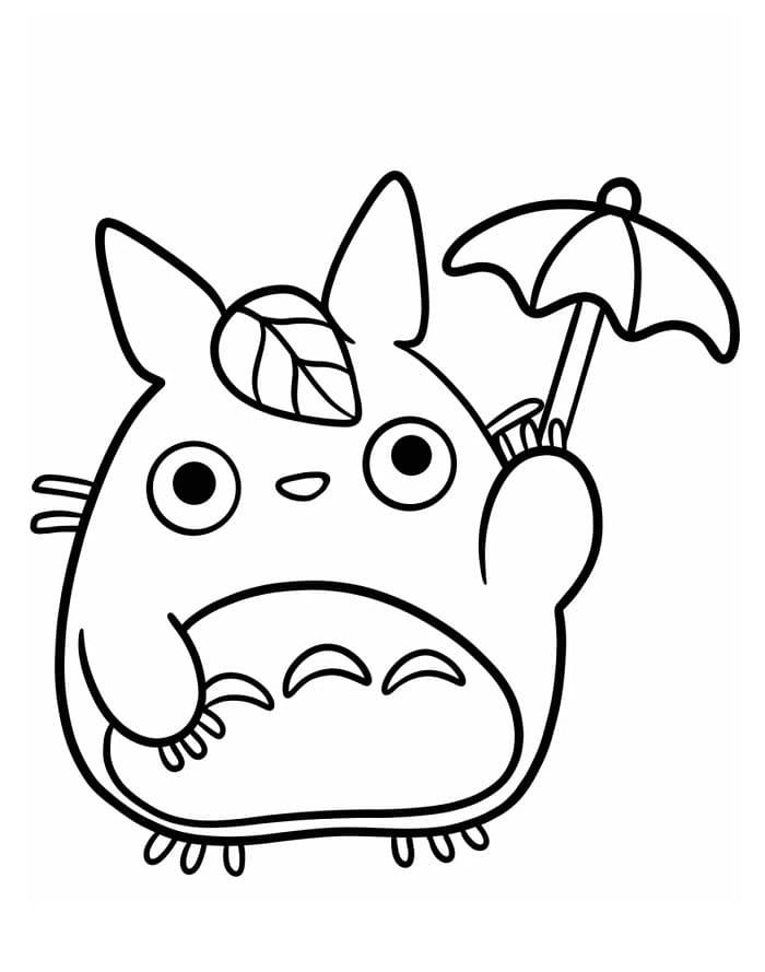 Mein Nachbar Totoro für Kinder ausmalbilder