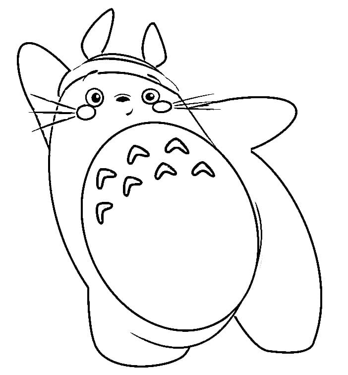 Mein Nachbar Totoro kostenlos für Kinder ausmalbilder
