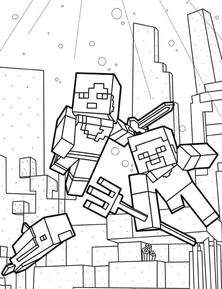 Minecraft (4) ausmalbilder