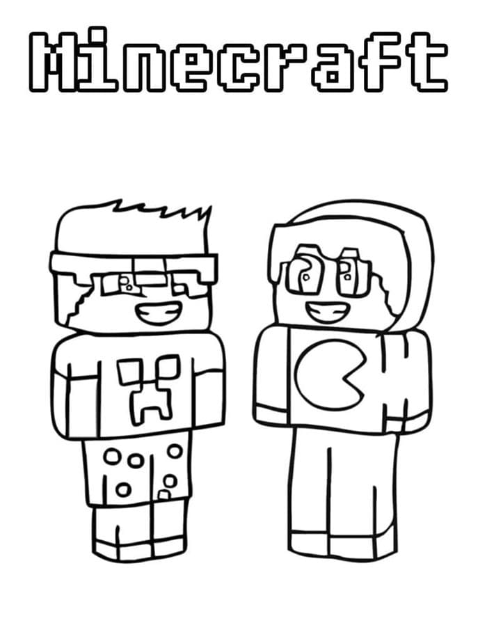 Minecraft Bild Kostenlos ausmalbilder