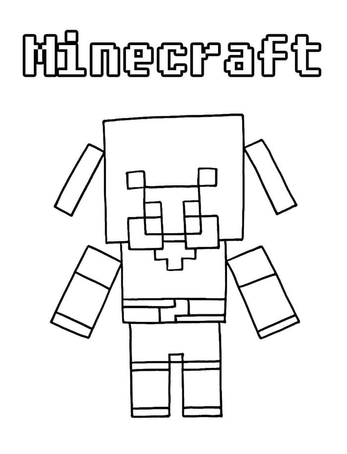 Minecraft Bild ausmalbilder