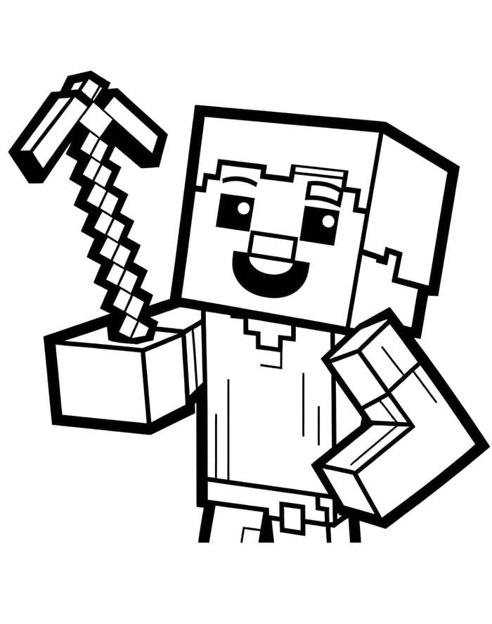 Minecraft Druckbares Bild ausmalbilder