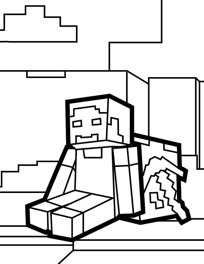 Minecraft Für Kostenlos ausmalbilder