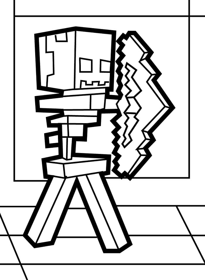 Minecraft Gratis ausmalbilder