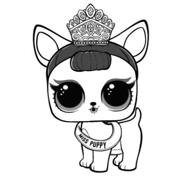 Miss Puppy LOL Pets ausmalbilder