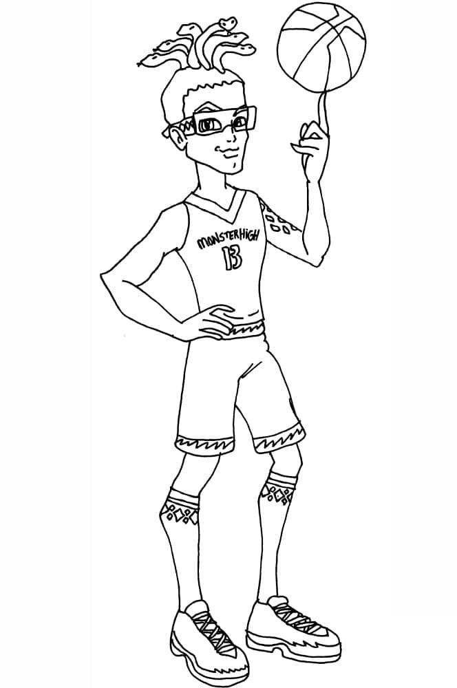 Monster High Deuce Gorgon ausmalbilder