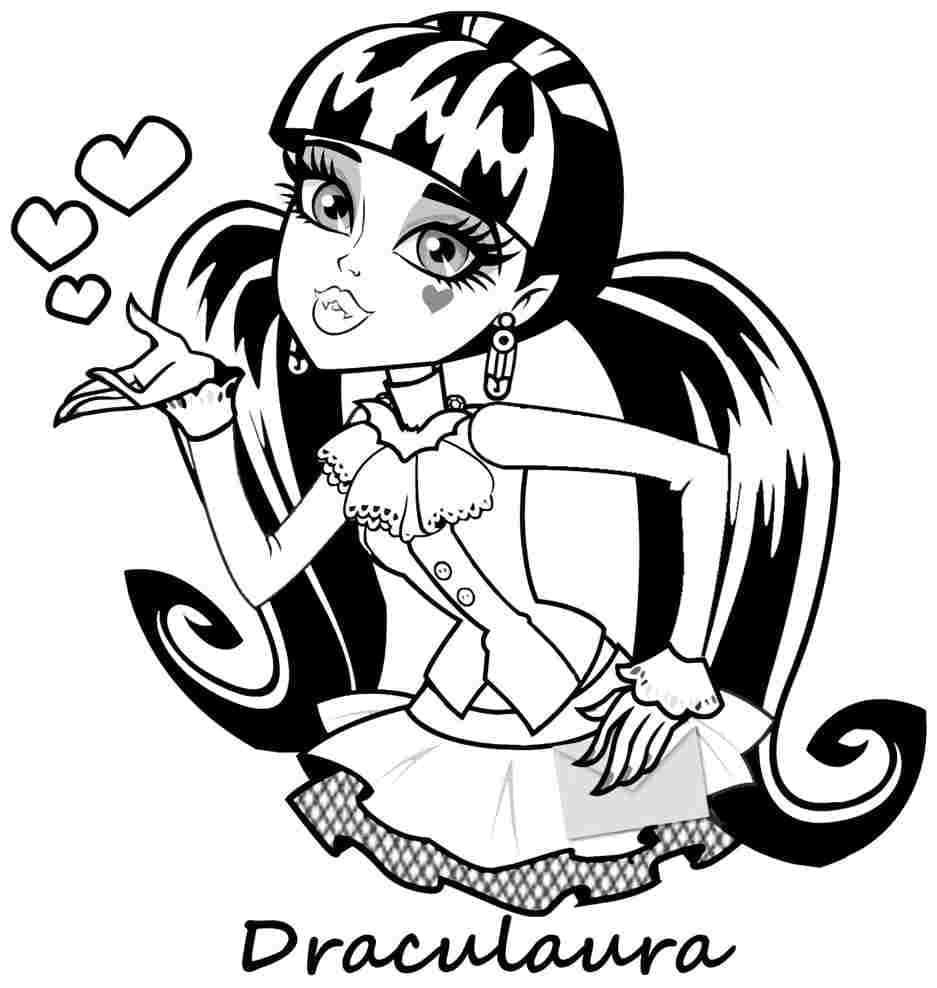 Monster High Draculaura ausmalbilder