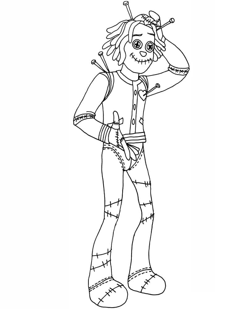 Monster High Hoodude Voodoo ausmalbilder