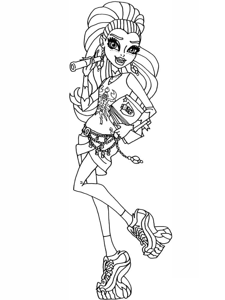Monster High Scaremester Gigi ausmalbilder