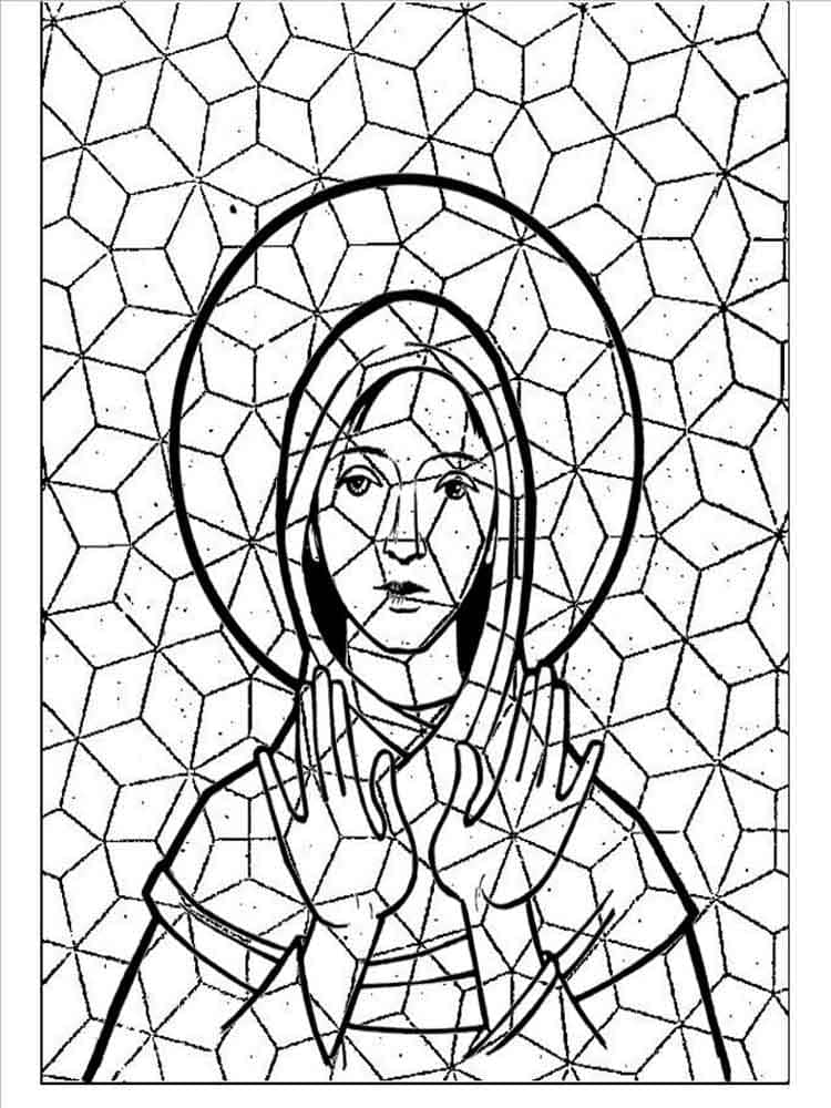 Mosaik druckbar für Kinder ausmalbilder