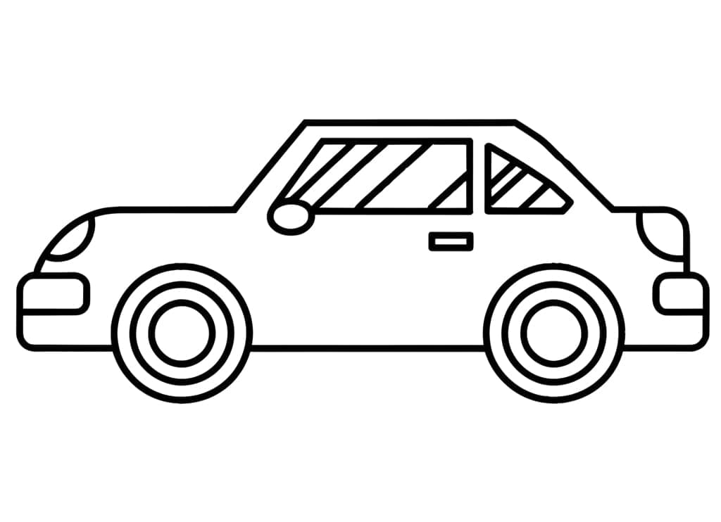 Motorauto ausmalbilder