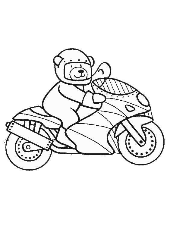 Motorrad Bild ausmalbilder