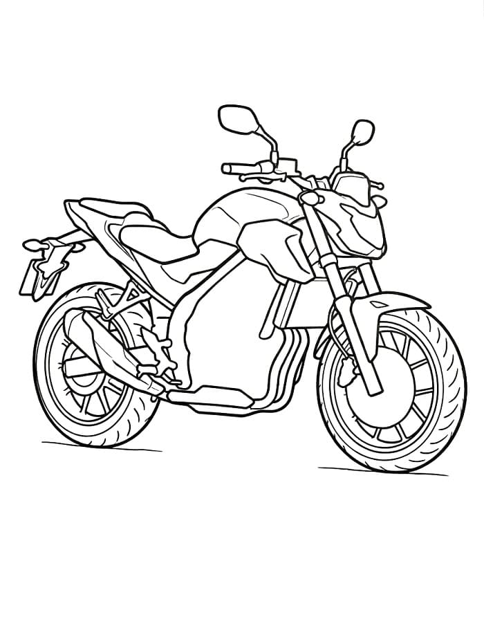 Motorrad ausmalbilder