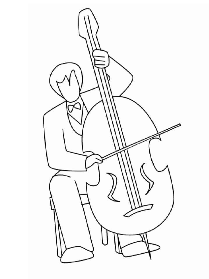 Musikinstrumentemusik ausmalbilder