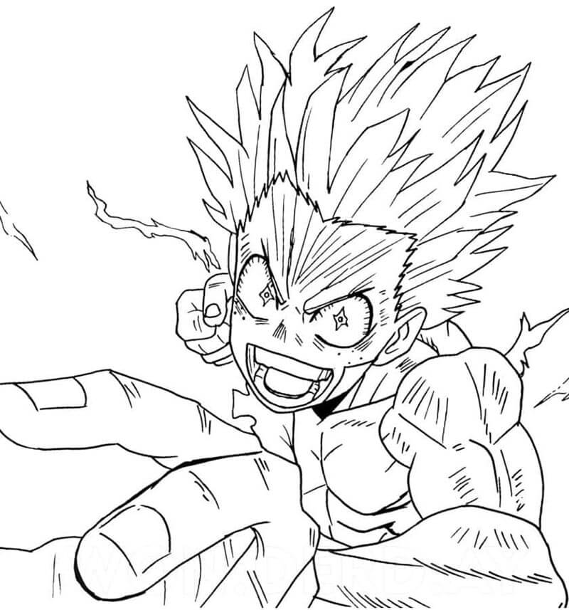 My Hero Academia für 2-jährige Kinder ausmalbilder