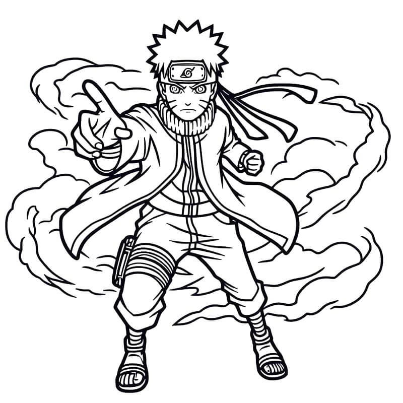 Naruto 4 ausmalbilder