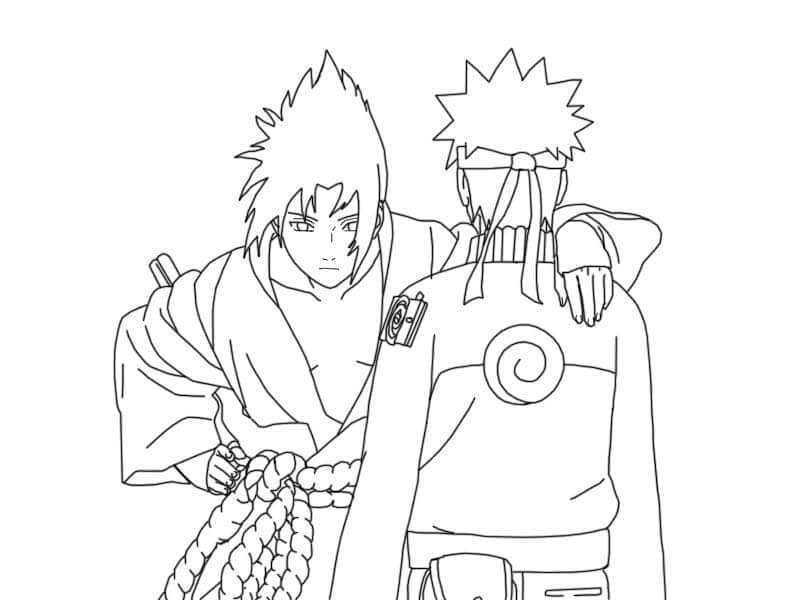 Naruto 6 ausmalbilder