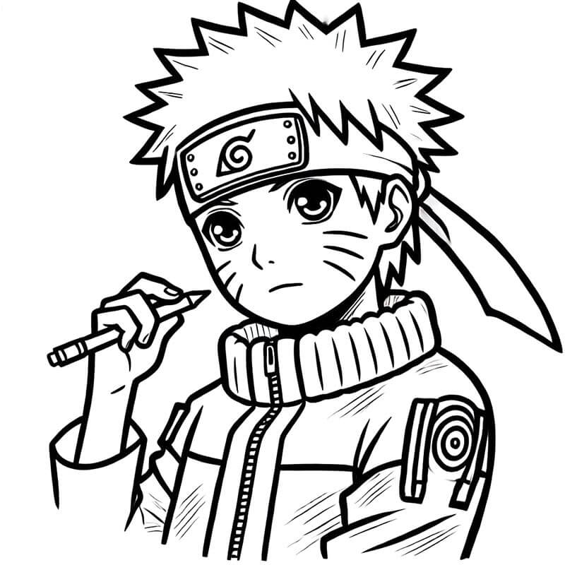 Naruto für 2-jährige Kinder ausmalbilder