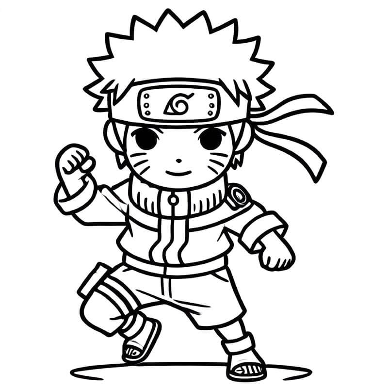 Naruto für 4-jährige Kinder ausmalbilder